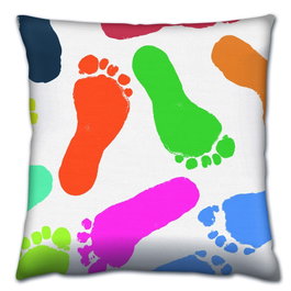 Aberto Design Cojín Multicolor 43 x 43 cm
